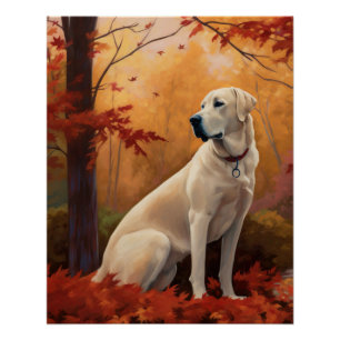 Anatolischer Hirtenhund im Herbst inspirieren fall Poster