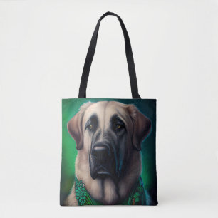 Anatolischer Hirtenhund im St. Patrick's Day Outfi