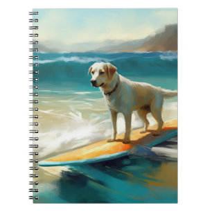 Anatolischer Hirtenhund Strand Surfen Malerei Notizblock
