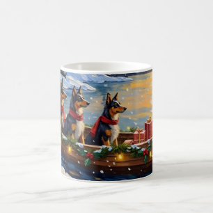 Anatolischer Hirtenhund Weihnachtsboot Urlaub Kaffeetasse