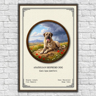 Anatolischer Hirtenhund Zoologie-Serie Poster