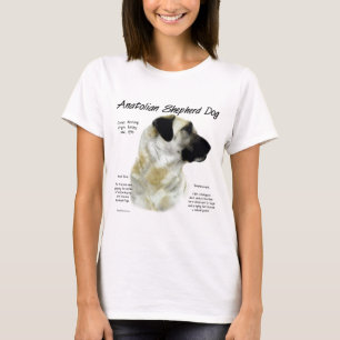 Anatolischer Schäfer-Hundegeschichtsentwurf T-Shirt