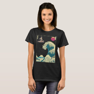 Anatolischer Schäferhund surfen auf einer Kanagawa T-Shirt
