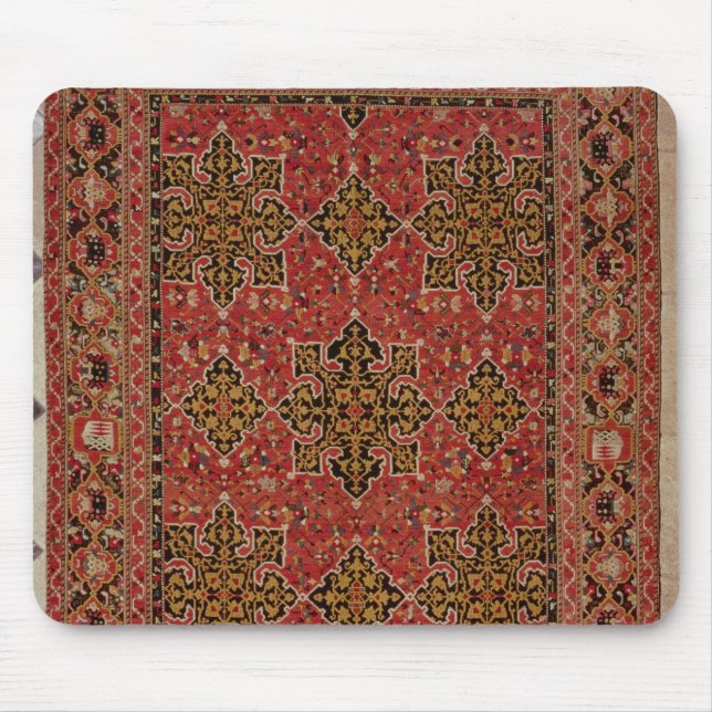 Anatolischer Stern Ushak Teppich, 1585 Mousepad (Vorne)