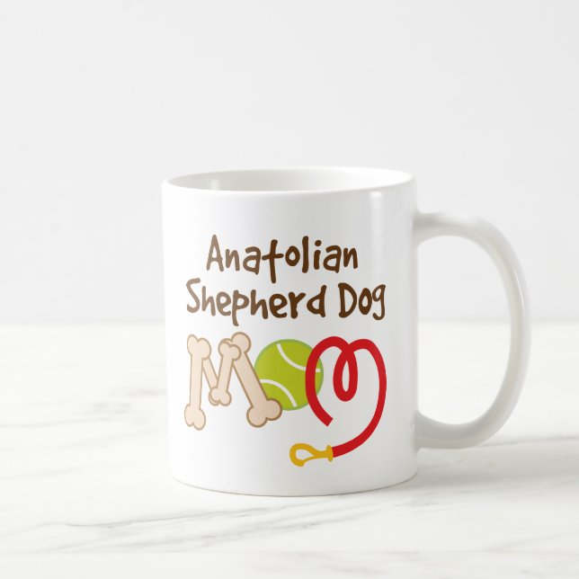 Anatolisches Schäfer-Hundezucht-Mama-Geschenk Kaffeetasse (Rechts)