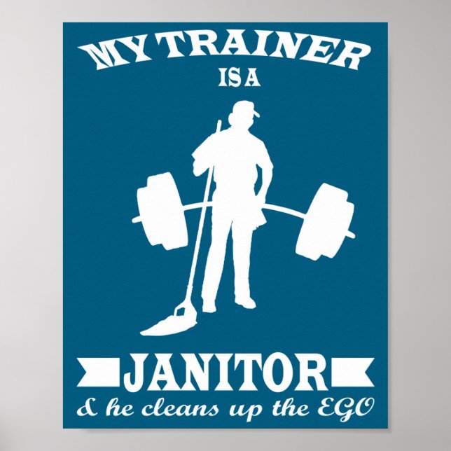 Anatoly My Trainer Is Janitor Funny Gym Prank  Poster (Vorne)
