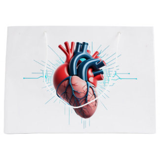 Anatomical Heart - Artistic Medical Abbildung Große Geschenktüte