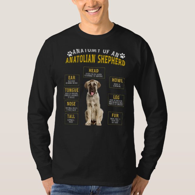 Anatomie Anatolischer Schäferhund für Frauen T-Shirt (Vorderseite)