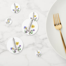 Anatomie der Blume - Wirbelsäule, Angesagter Knoch Konfetti