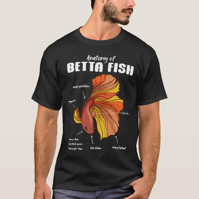 Anatomie der Fische T-Shirt (Vorderseite)