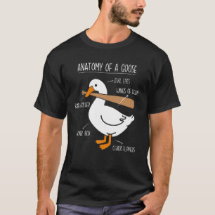 Anatomie der Gänsefarm Duck Honk Bonk Gander Funny T-Shirt