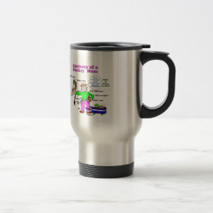 Anatomie der Hockey-Mama-Reise-Tasse Reisebecher