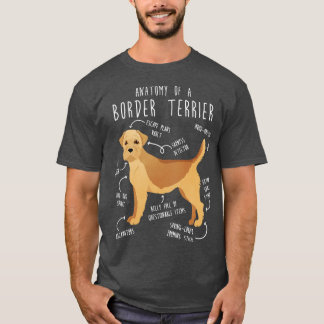 Anatomie der Hunde an der Grenze Terrier Wheaten 1 T-Shirt