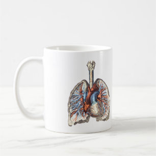 Anatomie der Medizin Anatomische Lunge Kaffeetasse