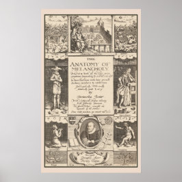 Anatomie der Melancholie 1621 Psychologische Studi Poster