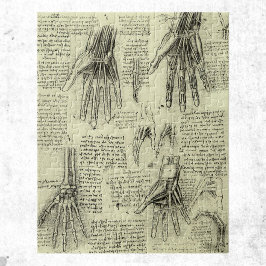 Anatomie der menschlichen Hand durch Leonardo da V Puzzle