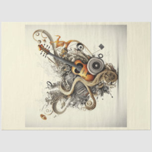 Anatomie der Musik-Serie Design 2 Seidenpapier