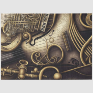 Anatomie der Musikreihe Design 5 Seidenpapier