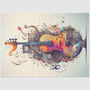 Anatomie der Musikreihe Design 7 Seidenpapier