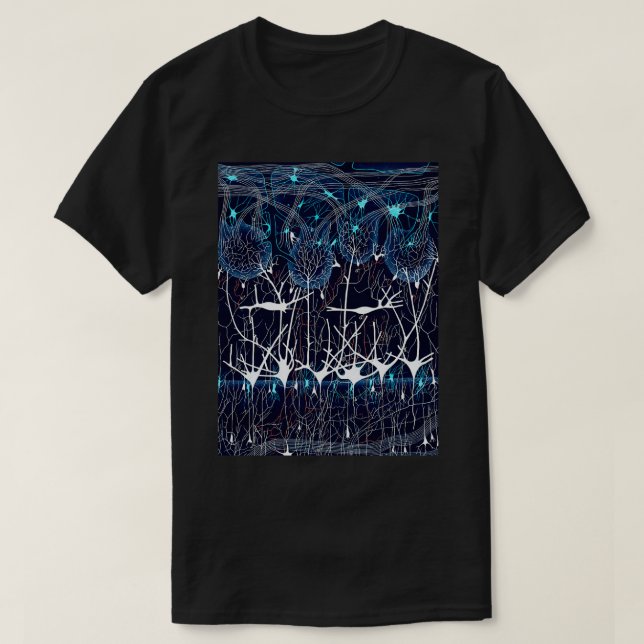 Anatomie der zentralen Organe des Nervensystems T-Shirt (Design vorne)