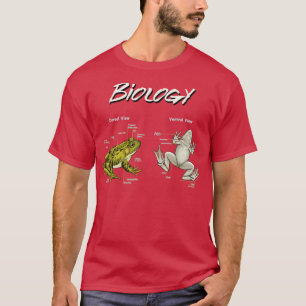 Anatomie des biologischen Frosches T-Shirt