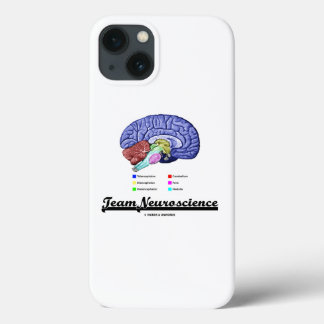 Anatomie des Gehirns im Team Neurowissenschaft Att Case-Mate iPhone Hülle