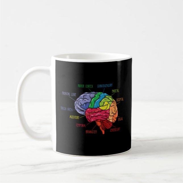 Anatomie des Hirnneurologen Kaffeetasse (Links)
