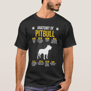Anatomie des Pitbull-Hundefreundes T-Shirt