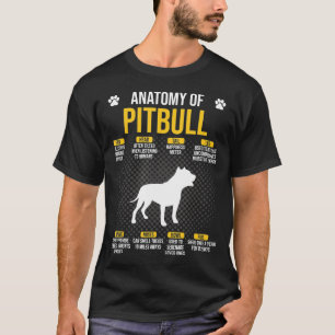 Anatomie des Pitbull-Hundes - neu T-Shirt