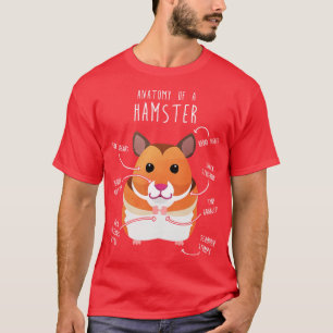 Anatomie des syrischen Hamsters T-Shirt