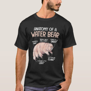 Anatomie des Wasserbären Tardigrade Mikrobiologie T-Shirt