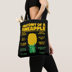 Anatomie einer Ananas Ananas Liebhaber Cooler Anan