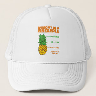 Anatomie einer Ananas Liebhaberfamilie Cool Truckerkappe