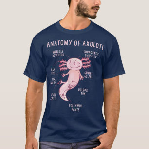 Anatomie einer Axolotl-Wissenschaft eines Axolotl  T-Shirt