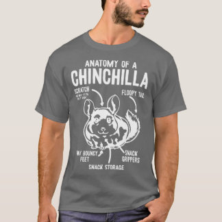 Anatomie einer Chinchilla-Chinchillas T-Shirt