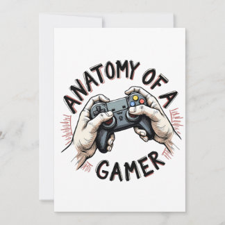 Anatomie einer Gamer Holiday Card - Funny und Einz Feiertagskarte