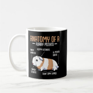 Anatomie einer Guinea aus Furry Potato Schweinefle Kaffeetasse