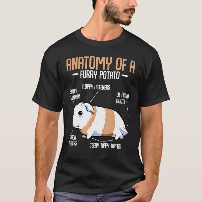 Anatomie einer Guinea aus Furry Potato T-Shirt (Vorderseite)