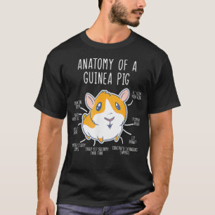 Anatomie einer Guinea Schweinehalter der Guinea T-Shirt