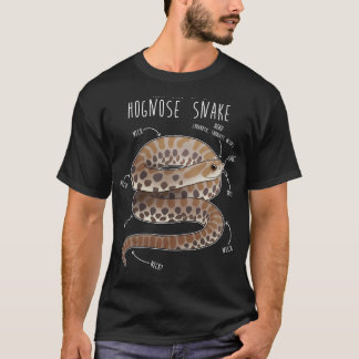 Anatomie einer Hognose-Schlange T-Shirt
