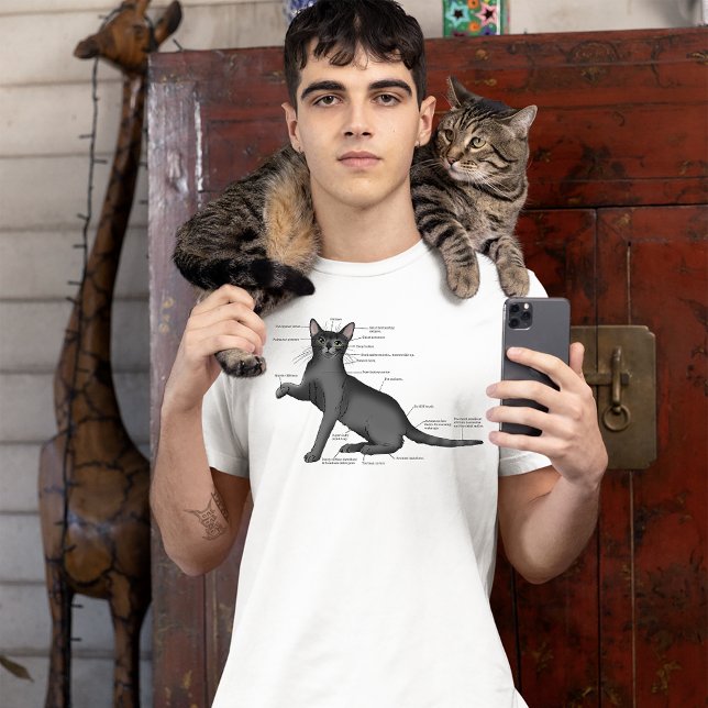 Anatomie einer Katze T-Shirt (Von Creator hochgeladen)