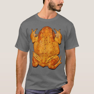 Anatomie einer Kröte Schwarz Umriss Kunst T-Shirt