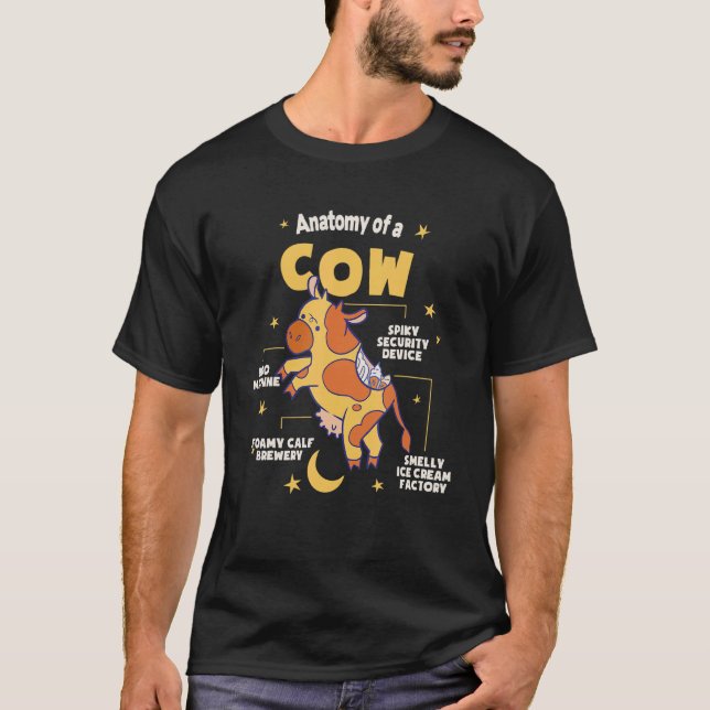 Anatomie einer Kuh T-Shirt (Vorderseite)