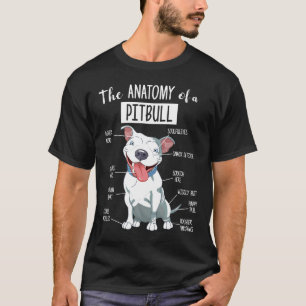 Anatomie einer Pitbull-Lustige Pittie Männer Fraue T-Shirt