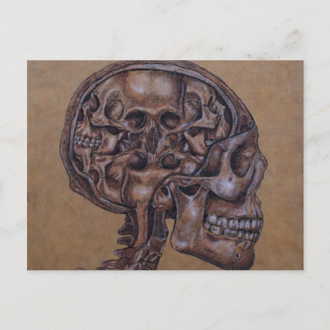 Anatomie einer Schizophrenie Postkarte (Vorderseite)