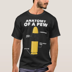 Anatomie einer Zungenwaffe für Gun Lover Policema T-Shirt