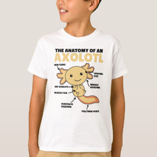 Anatomie eines Axolotl T-Shirt