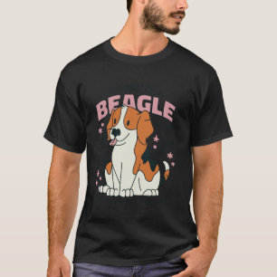 Anatomie eines Beagles - Lustige Hunde-Illustratio T-Shirt