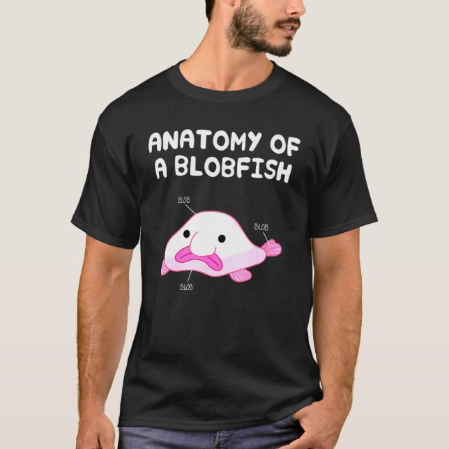 Anatomie eines Blobfisches T-Shirt (Vorderseite)