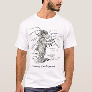 Anatomie eines Chupacabra-T - Shirt